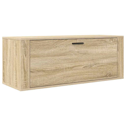 Scarpiera a Muro Rovere Sonoma 100x35x38cm in Legno Multistrato - homemem39