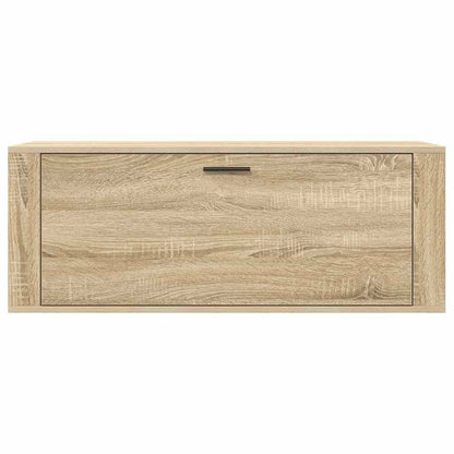 Scarpiera a Muro Rovere Sonoma 100x35x38cm in Legno Multistrato - homemem39