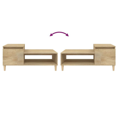 Tavolino da Salotto Rovere Sonoma 100x50x45cm Legno Multistrato | homemem39
