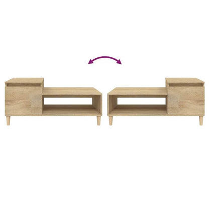 Tavolino da Salotto Rovere Sonoma 100x50x45cm Legno Multistrato