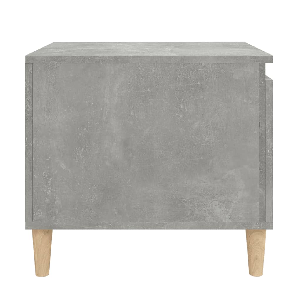 Tavolino Salotto Grigio Cemento 100x50x45 cm Legno Multistrato | homemem39