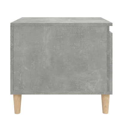 Tavolino Salotto Grigio Cemento 100x50x45 cm Legno Multistrato | homemem39