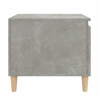 Tavolino Salotto Grigio Cemento 100x50x45 cm Legno Multistrato