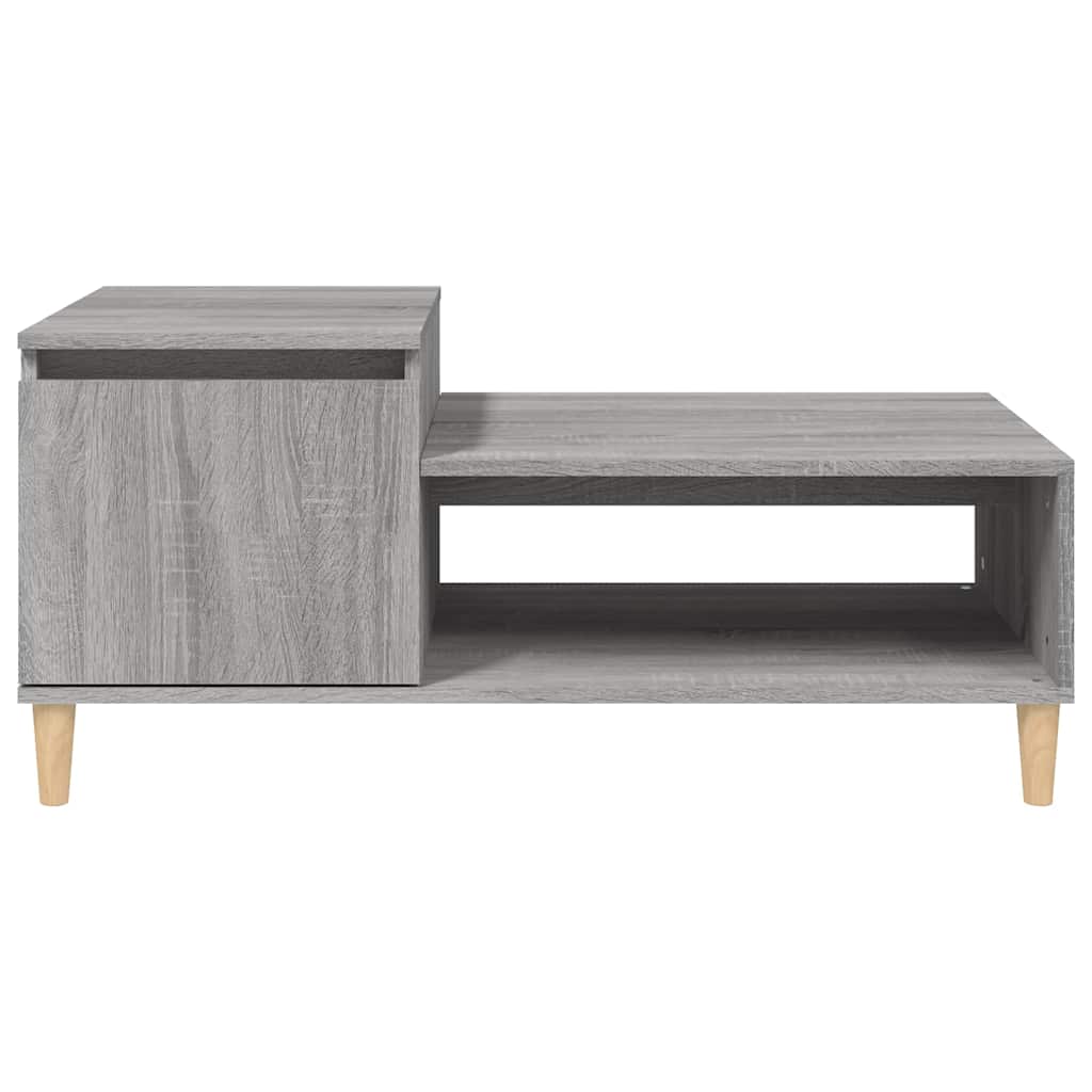 Tavolino da Salotto grigio sonoma 100x50x45cm Legno Multistrato