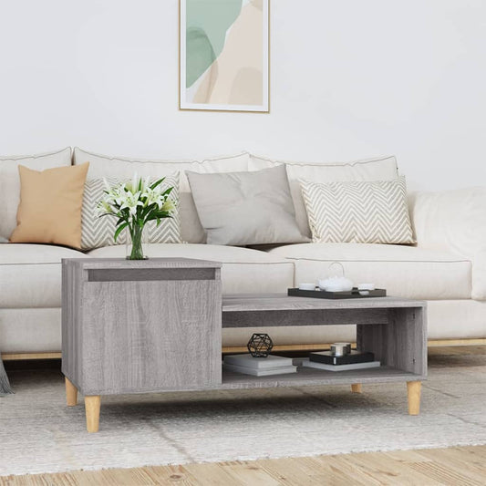 Tavolino da Salotto grigio sonoma 100x50x45cm Legno Multistrato | homemem39