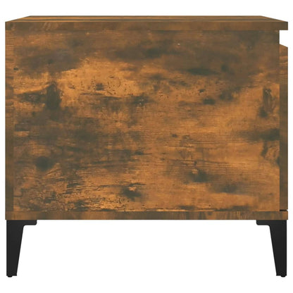 Tavolino da Salotto Rovere Fumo 100x50x45 cm Legno Multistrato | homemem39
