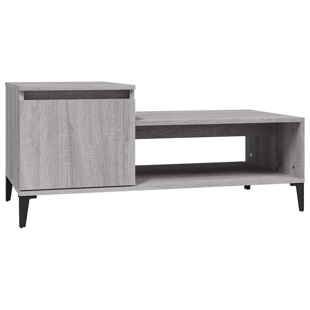 Tavolino da Salotto grigio sonoma 100x50x45cm Legno Multistrato | homemem39