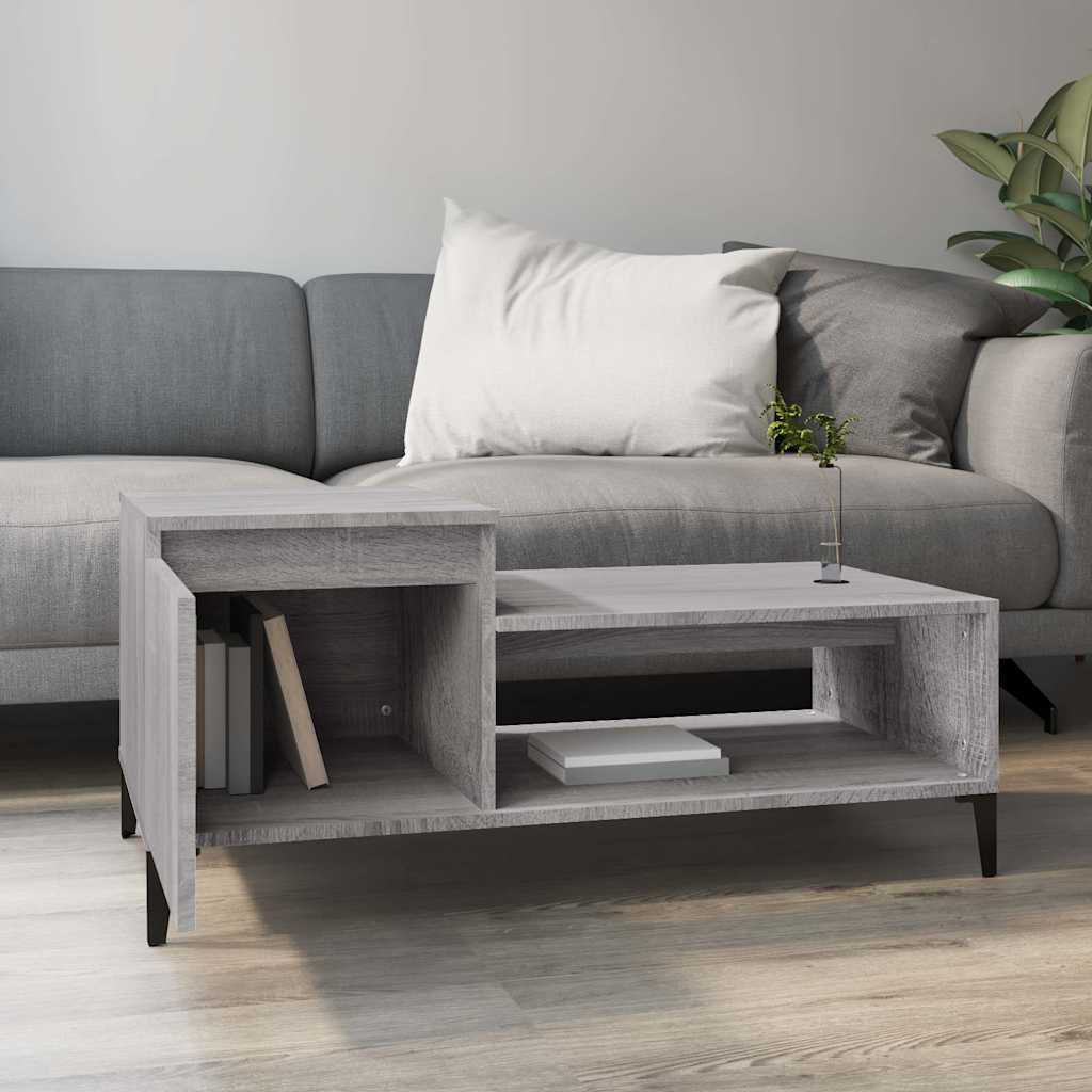 Tavolino da Salotto grigio sonoma 100x50x45cm Legno Multistrato | homemem39