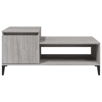 Tavolino da Salotto grigio sonoma 100x50x45cm Legno Multistrato