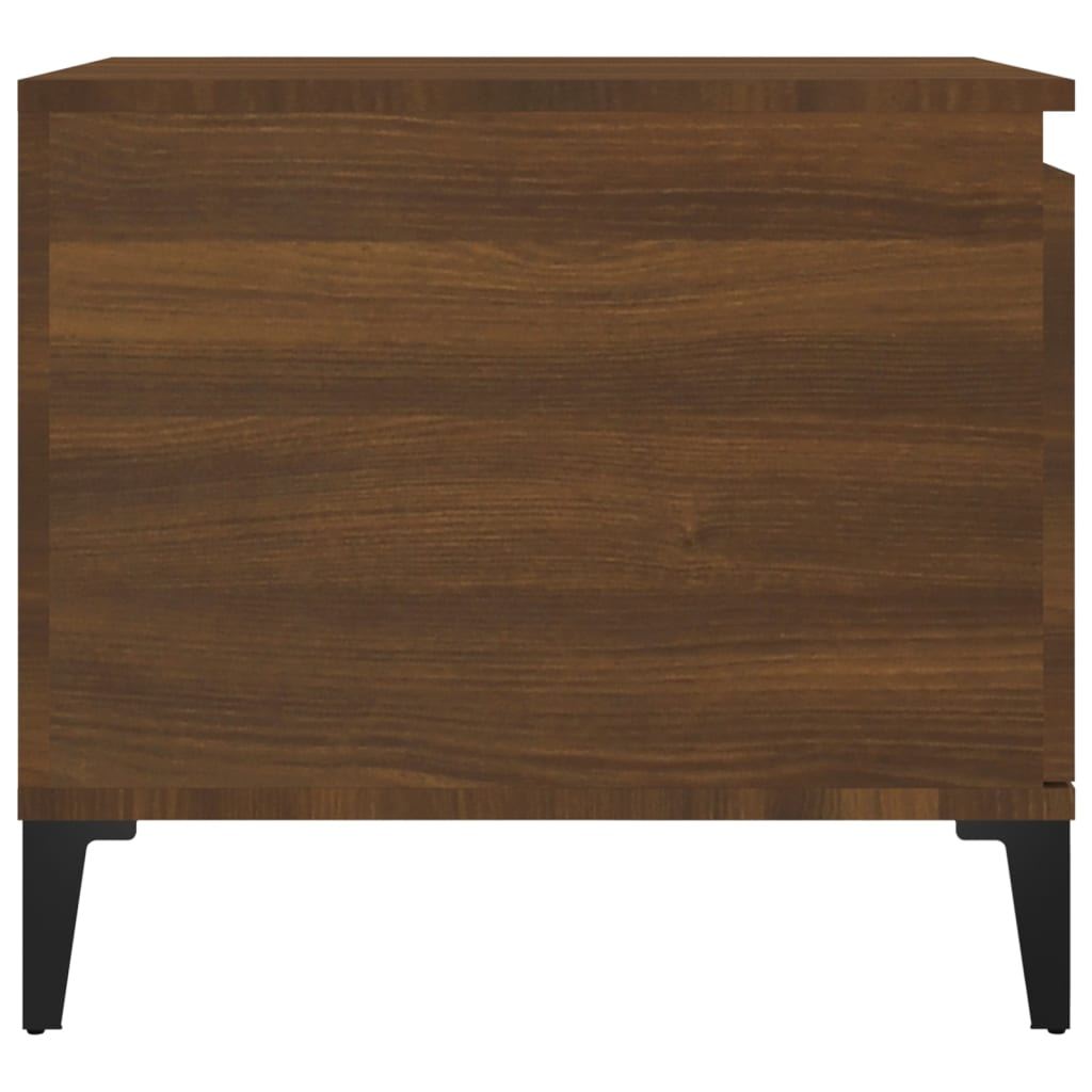 Tavolino da Salotto Rovere Marrone100x50x45cm Legno Multistrato | homemem39