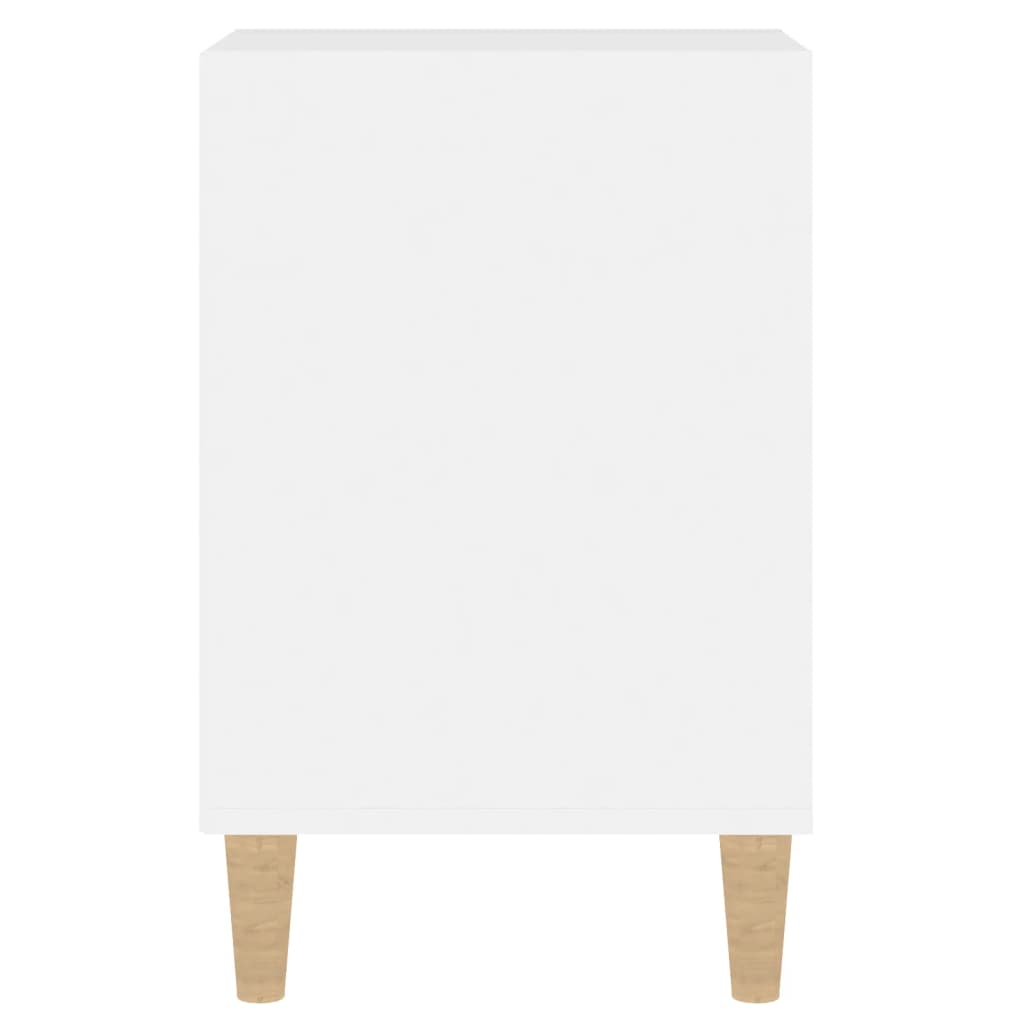 Mobile Porta TV Bianco Lucido 100x35x55 cm in Legno Multistrato - homemem39