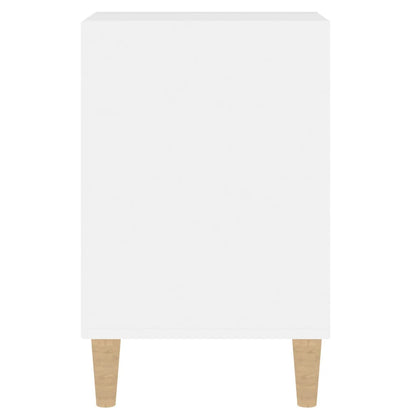 Mobile Porta TV Bianco Lucido 100x35x55 cm in Legno Multistrato - homemem39