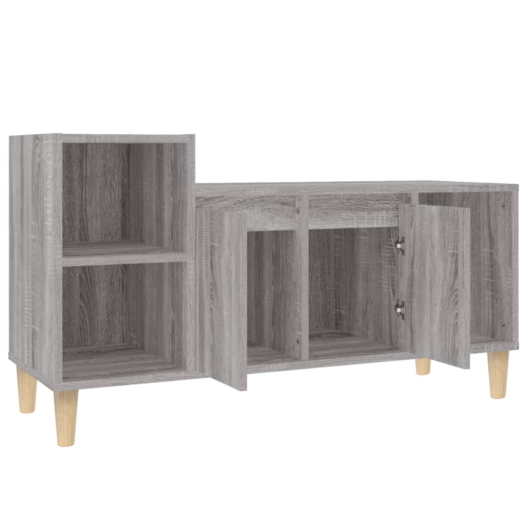 Mobile TV Grigio Sonoma 100x35x55 cm in Legno Multistrato - homemem39
