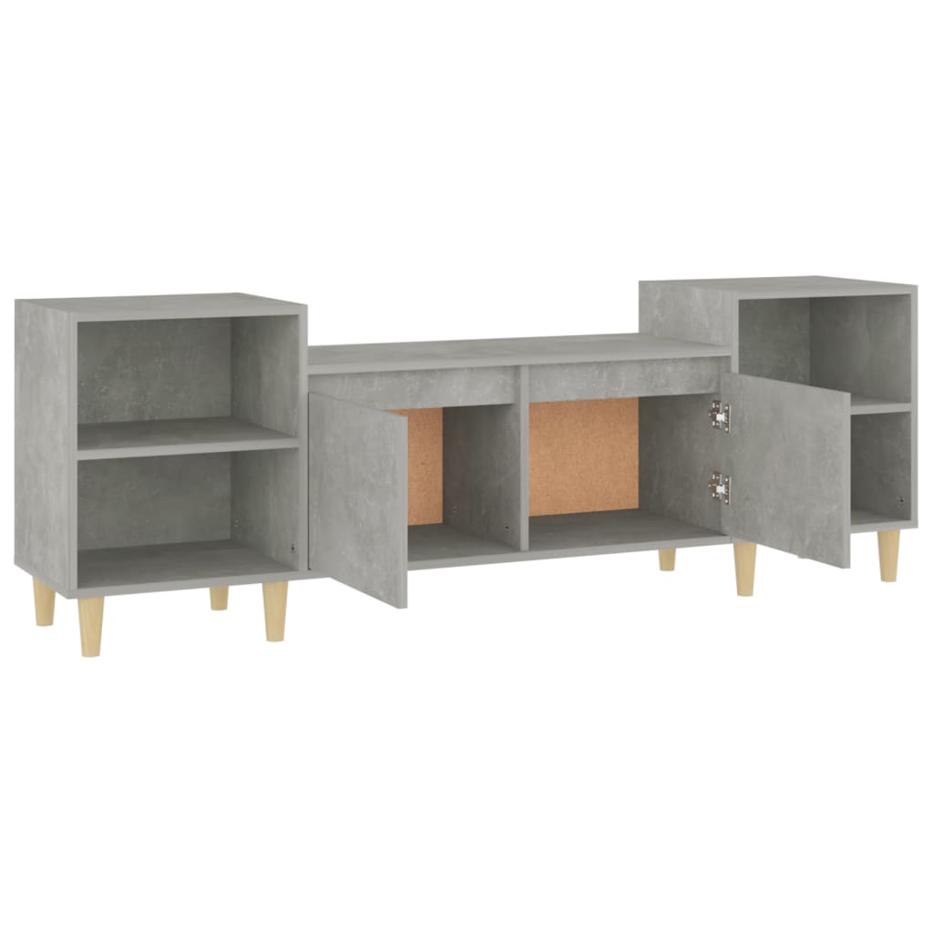 Mobile per TV Grigio Cemento 160x35x55 cm Legno Multistrato - homemem39