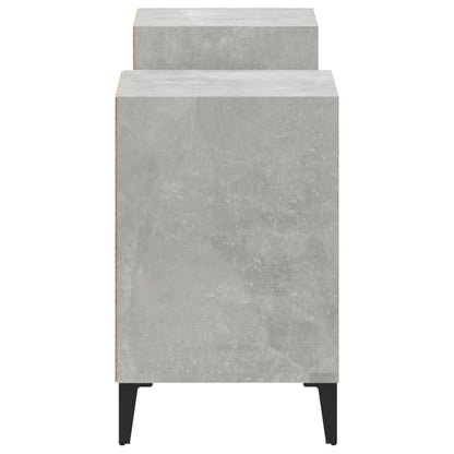 Mobile per TV Grigio Cemento 160x35x55 cm Legno Multistrato
