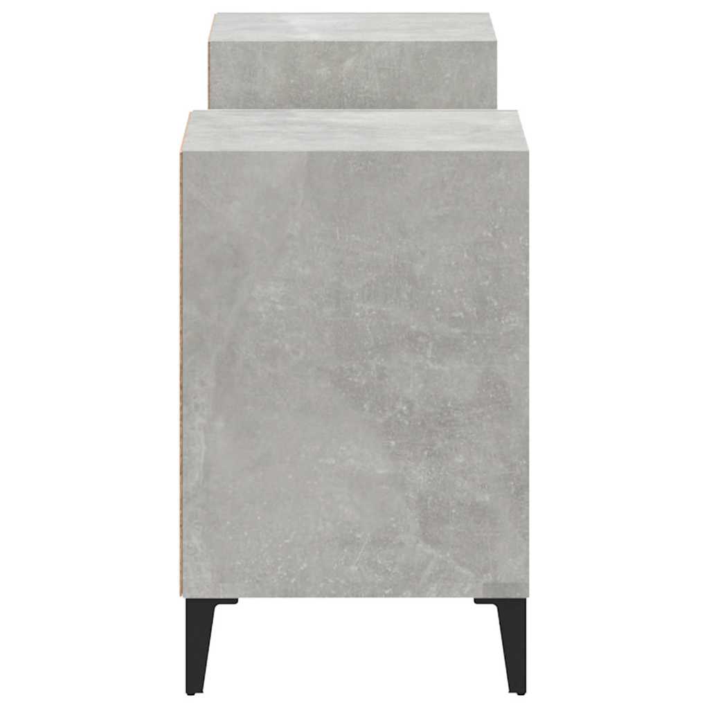 Mobile per TV Grigio Cemento 160x35x55 cm Legno Multistrato