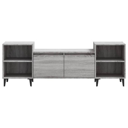 Mobile TV Grigio Sonoma 160x35x55 cm in Legno Multistrato - homemem39