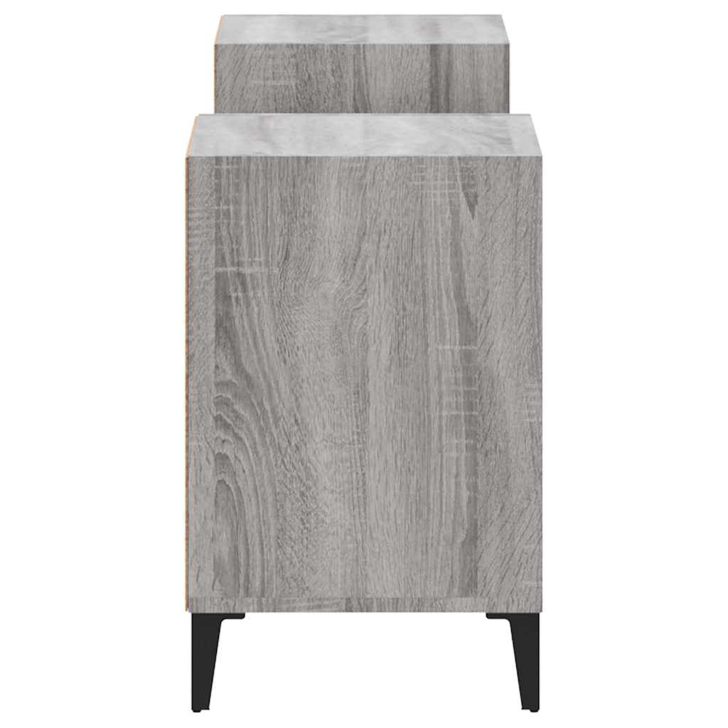 Mobile TV Grigio Sonoma 160x35x55 cm in Legno Multistrato