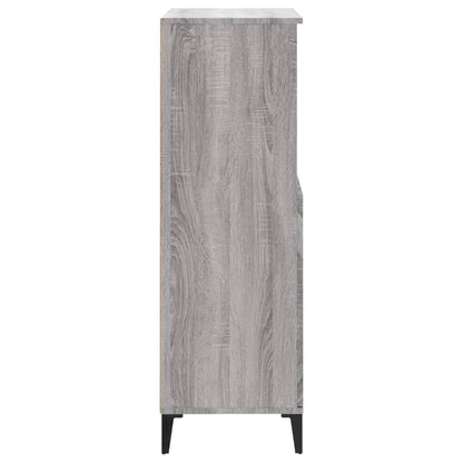 Credenza Grigio Sonoma 60x36x110 cm in Legno Multistrato - homemem39