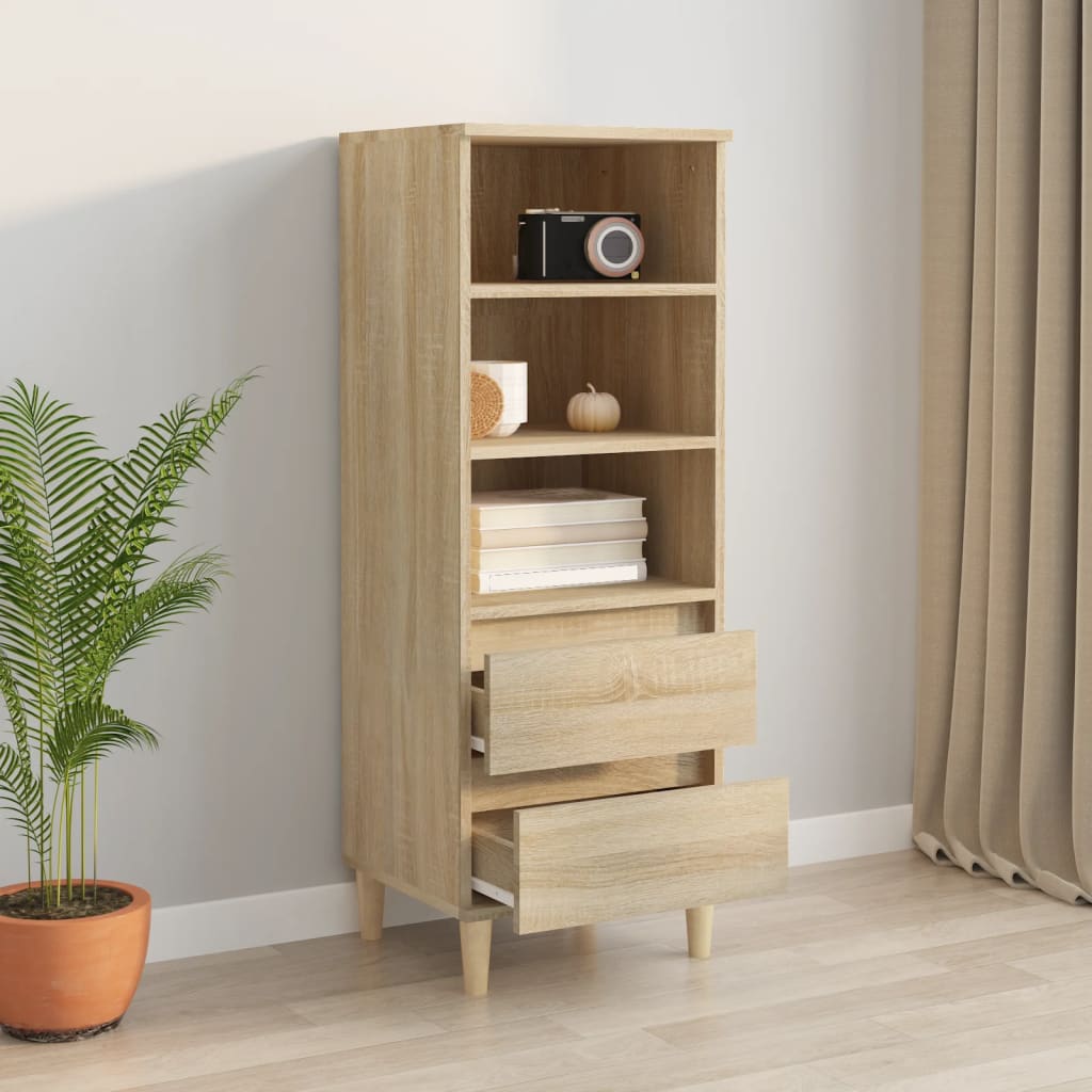 Credenza Rovere Sonoma 40x36x110 cm in Legno Multistrato | homemem39