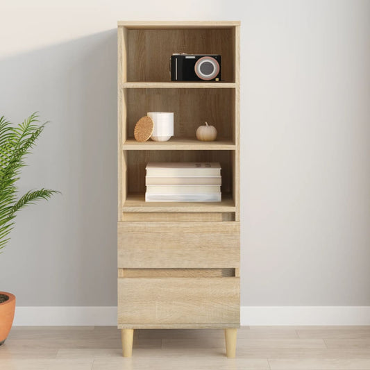 Credenza Rovere Sonoma 40x36x110 cm in Legno Multistrato | homemem39