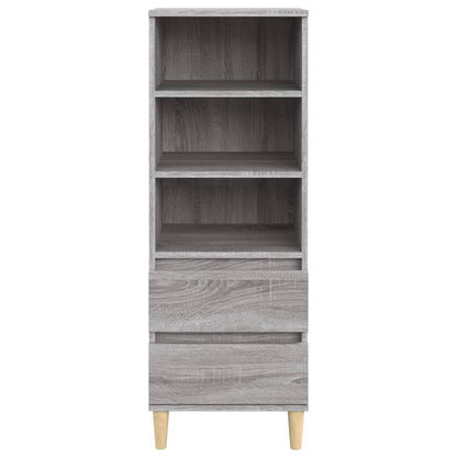 Credenza Grigio Sonoma 40x36x110 cm in Legno Multistrato - homemem39