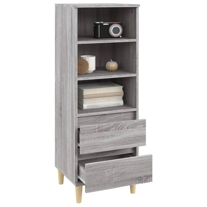 Credenza Grigio Sonoma 40x36x110 cm in Legno Multistrato