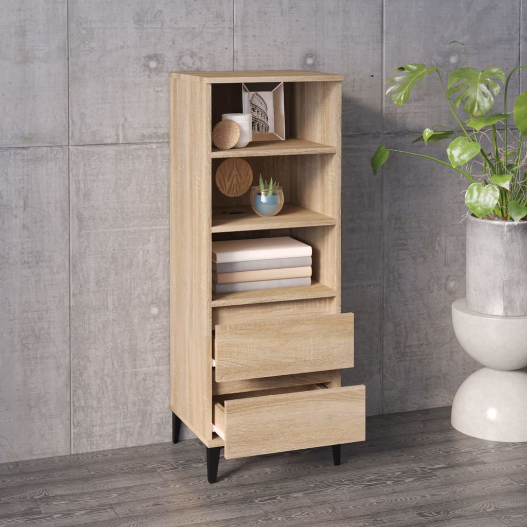 Credenza Rovere Sonoma 40x36x110 cm in Legno Multistrato | homemem39