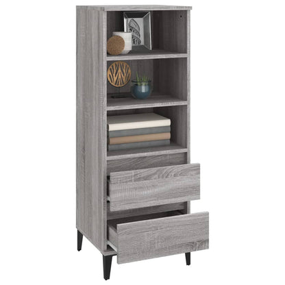 Credenza Grigio Sonoma 40x36x110 cm in Legno Multistrato - homemem39