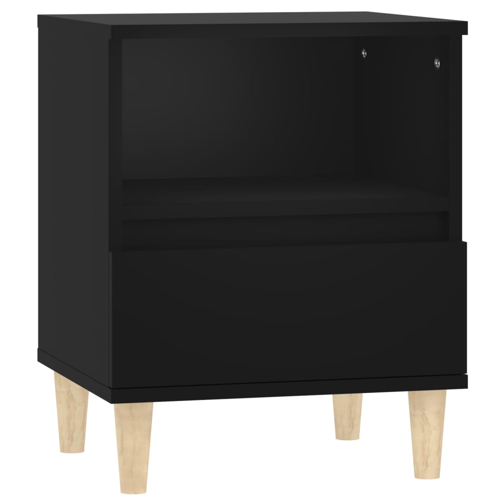 Comodini 2 pz Nero 40x35x50 cm - homemem39