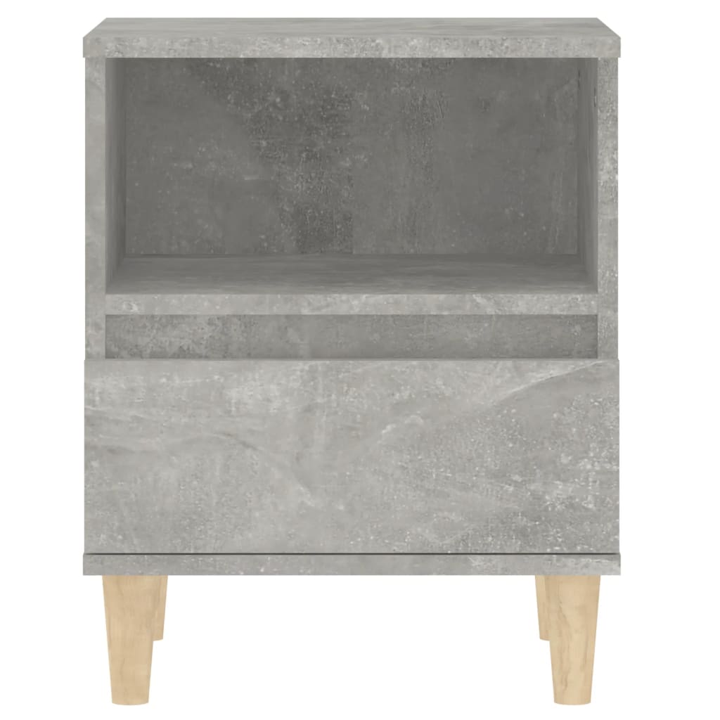 Comodino Grigio Cemento 40x35x50 cm - homemem39