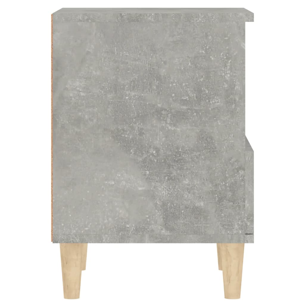 Comodino Grigio Cemento 40x35x50 cm - homemem39