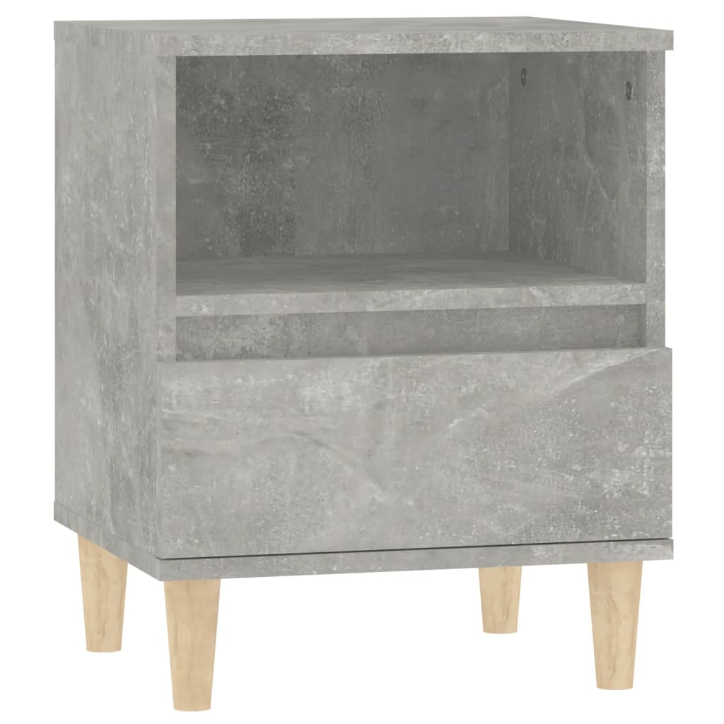 Comodini 2 pz Grigio Cemento 40x35x50 cm - homemem39