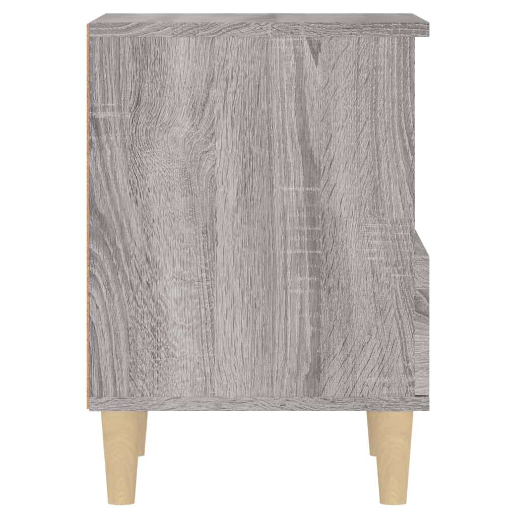 Comodino Grigio Sonoma 40x35x50 cm - homemem39