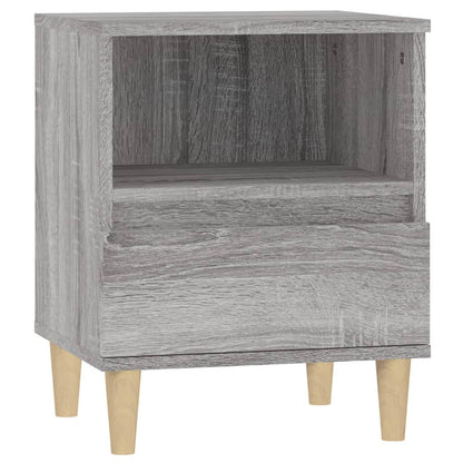 Comodino 2 pz Grigio Sonoma 40x35x50 cm - homemem39