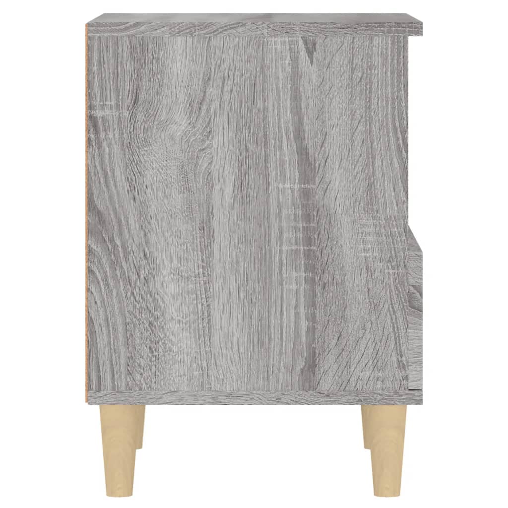 Comodino 2 pz Grigio Sonoma 40x35x50 cm - homemem39