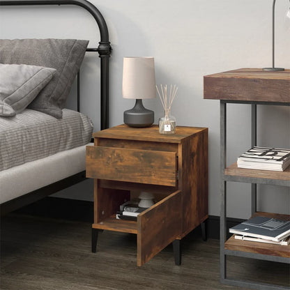 Comodino Rovere Fumo 40x35x50 cm | homemem39