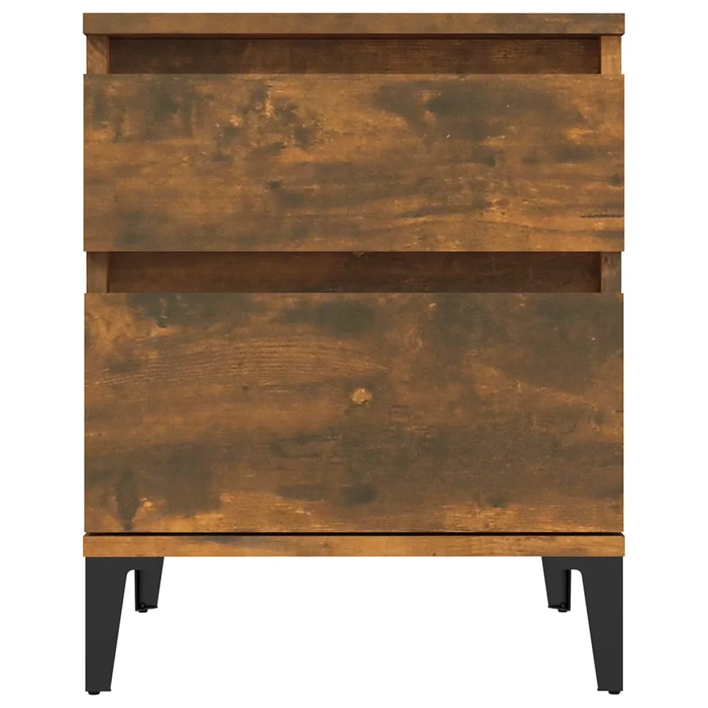 Comodino Rovere Fumo 40x35x50 cm | homemem39