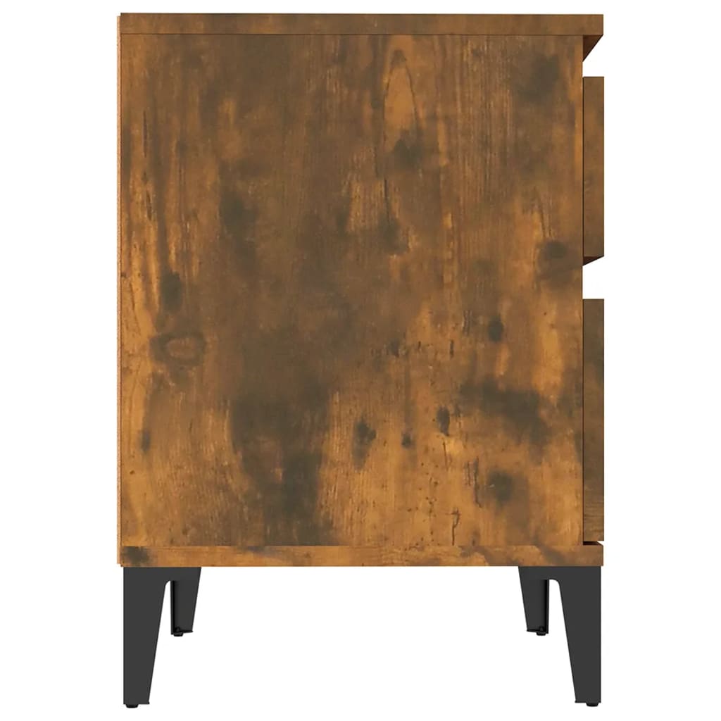 Comodino Rovere Fumo 40x35x50 cm | homemem39