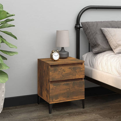 Comodino Rovere Fumo 40x35x50 cm | homemem39