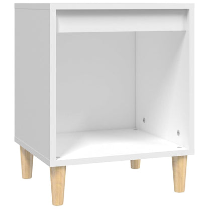 Comodini 2 pz in Bianco 40x35x50 cm - homemem39
