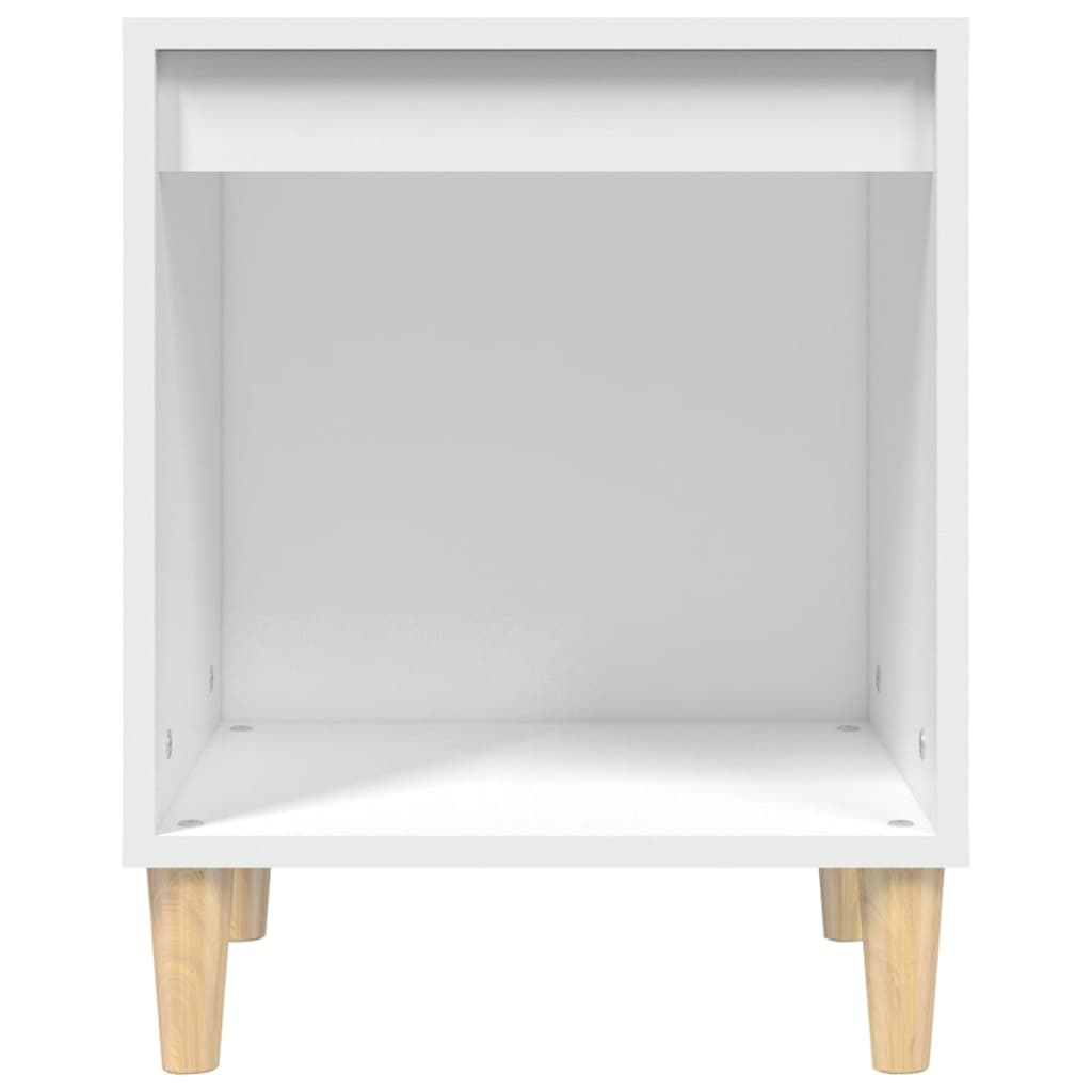Comodini 2 pz in Bianco 40x35x50 cm - homemem39
