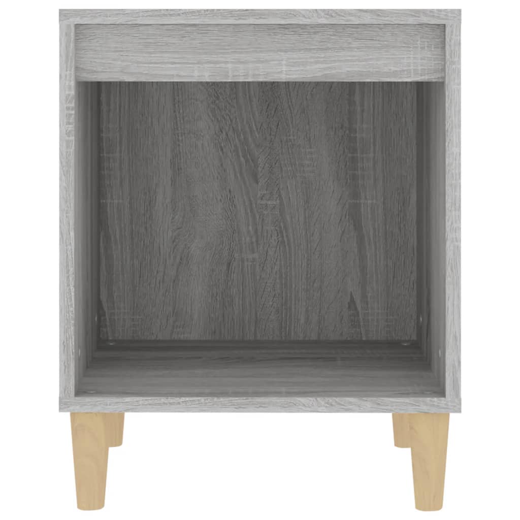 Comodino Grigio Sonoma 40x35x50 cm - homemem39