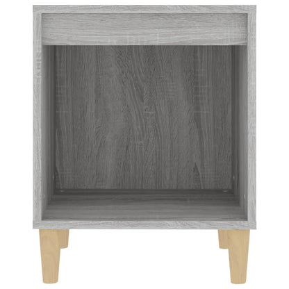 Comodino Grigio Sonoma 40x35x50 cm - homemem39