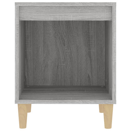 Comodino 2 pz Grigio Sonoma 40x35x50 cm - homemem39