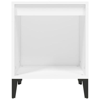Comodino Bianco 40x35x50 cm - homemem39