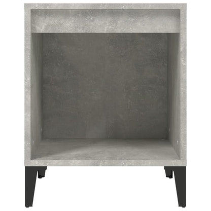 Comodini 2 pz Grigio Cemento 40x35x50 cm - homemem39