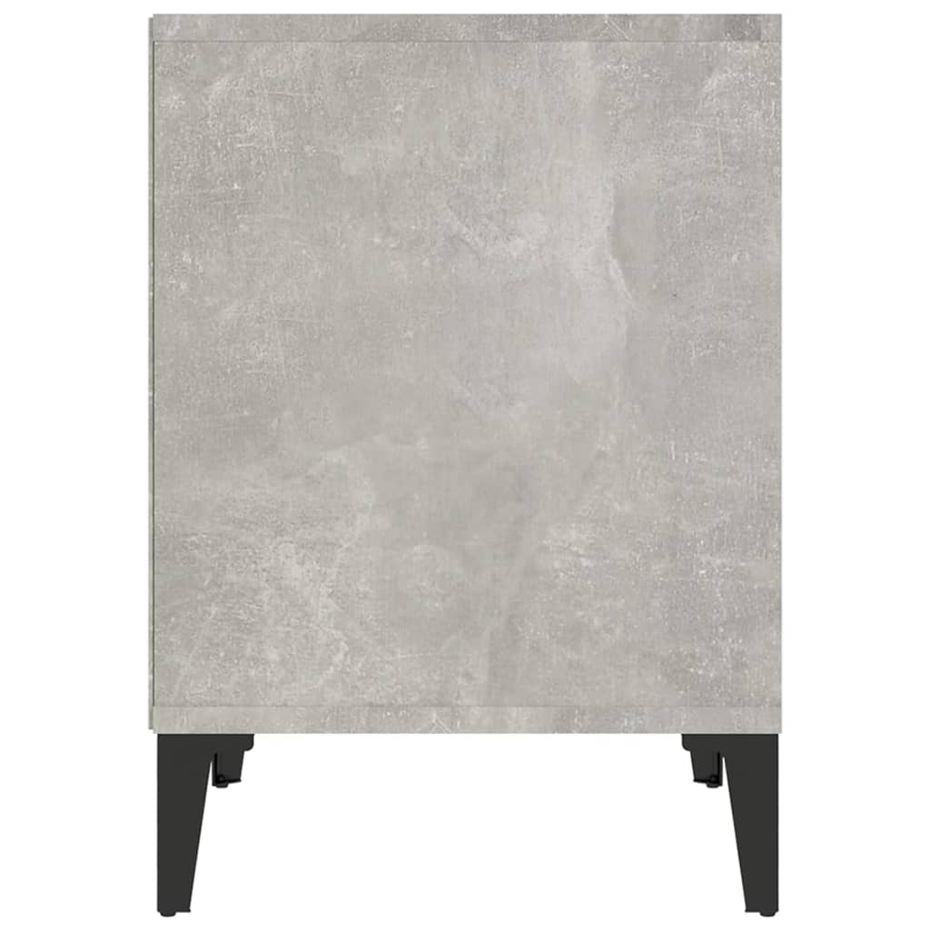 Comodini 2 pz Grigio Cemento 40x35x50 cm - homemem39