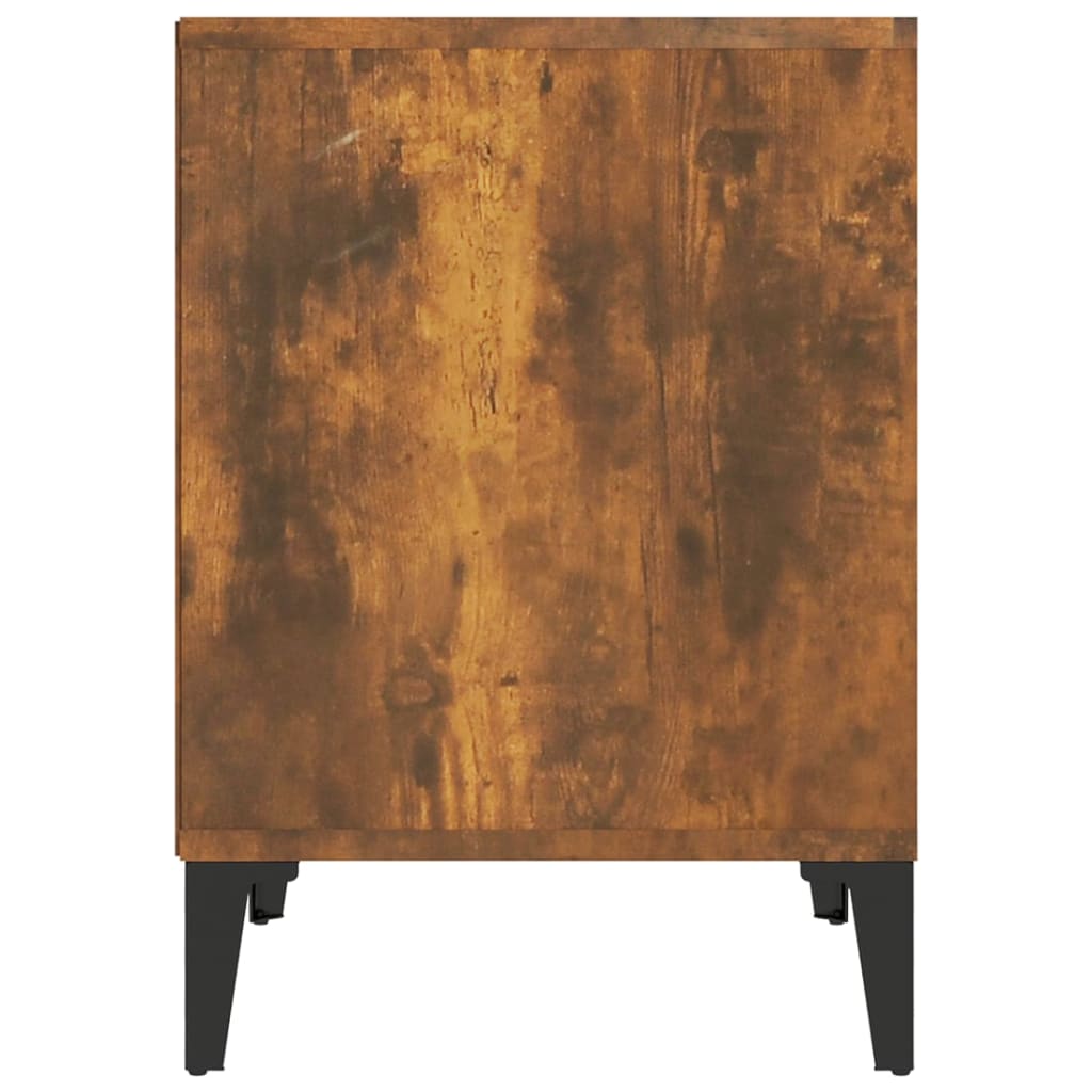 Comodino Rovere Fumo 40x35x50 cm - homemem39