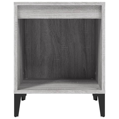 Comodino 2 pz Grigio Sonoma 40x35x50 cm - homemem39